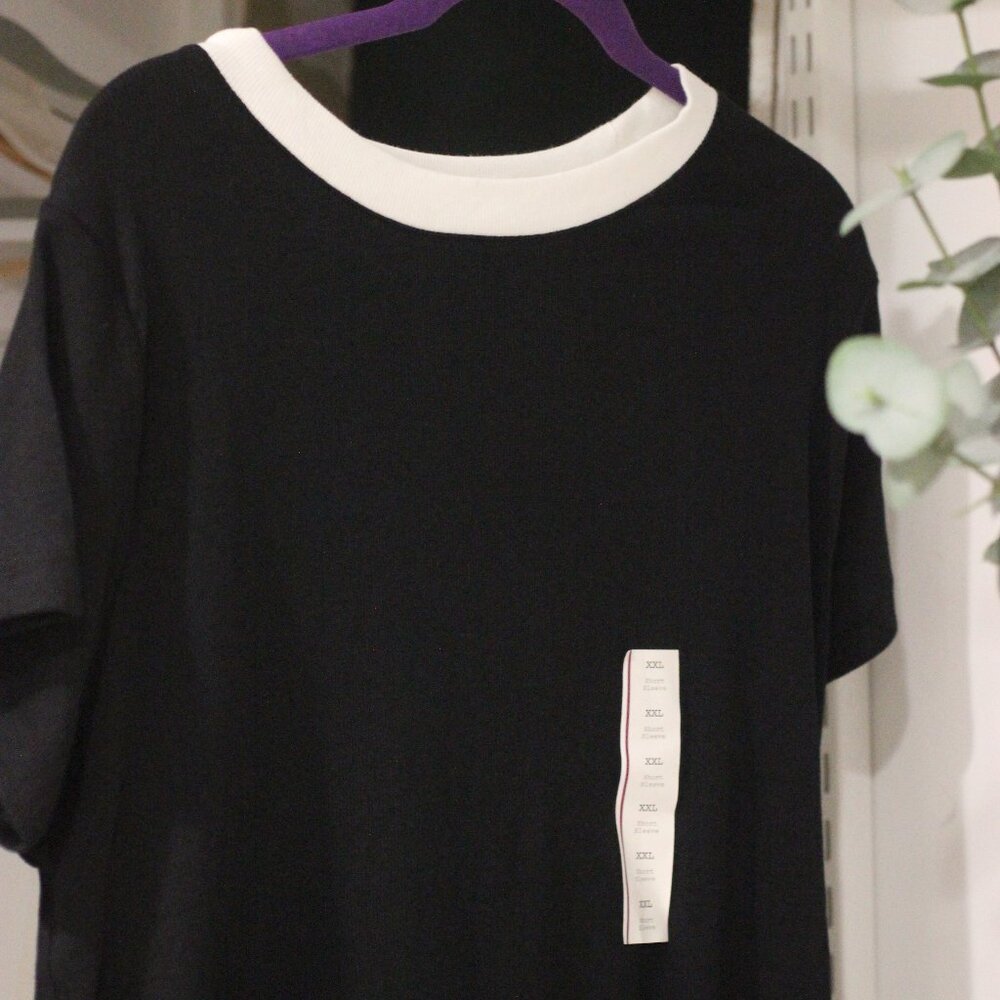 NWT A New Day Black Women's T-shirt Size XXL